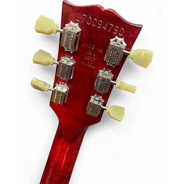 Used Gibson Les Paul Studio Worn Cherry Solid Body Electric Guitar