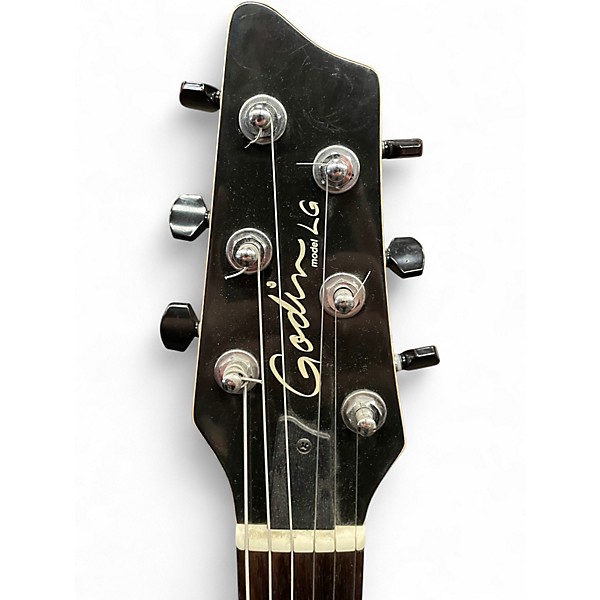 Used Godin LGSP90 Dark Cherry Burst Solid Body Electric Guitar