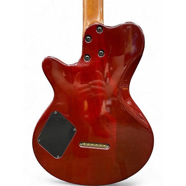 Used Godin LGSP90 Dark Cherry Burst Solid Body Electric Guitar