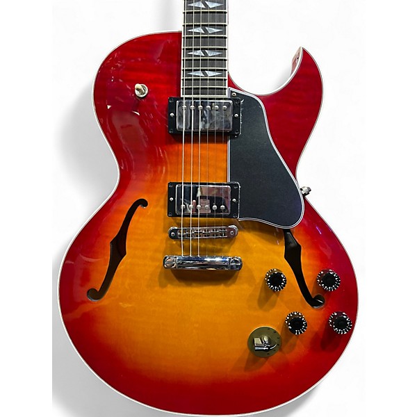 Used Gibson ES137 Custom 2 Color Sunburst Hollow Body Electric Guitar