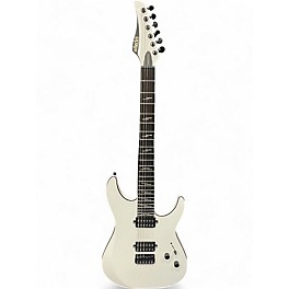 Used Schecter Guitar Research Reaper 6 Custom White Solid Body Electric Guitar