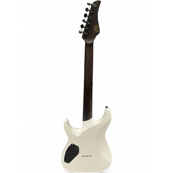 Used Schecter Guitar Research Reaper 6 Custom White Solid Body Electric Guitar