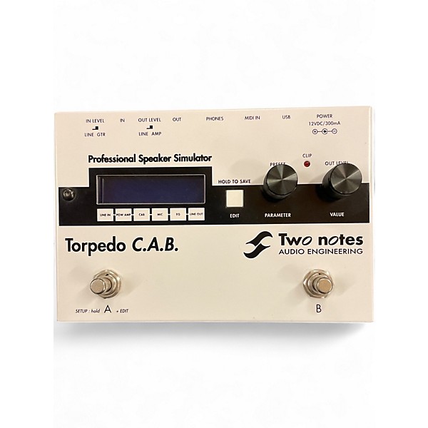 Used Two Notes AUDIO ENGINEERING TORPEDO C.A.B. Effect Processor