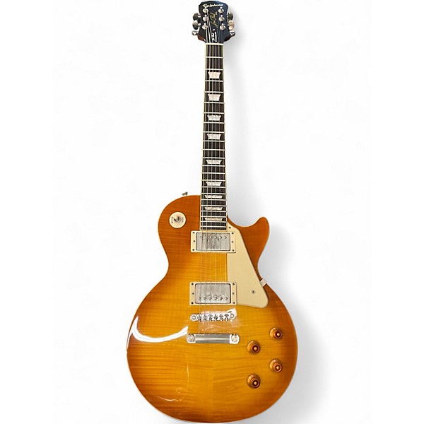 Used Epiphone Les Paul Standard Pro Sunburst Solid Body Electric Guitar