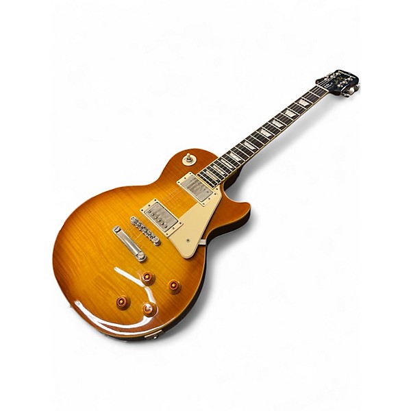 Used Epiphone Les Paul Standard Pro Sunburst Solid Body Electric Guitar