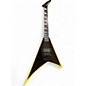 Used Jackson Rhoads RR24 Black and Yellow Solid Body Electric Guitar thumbnail