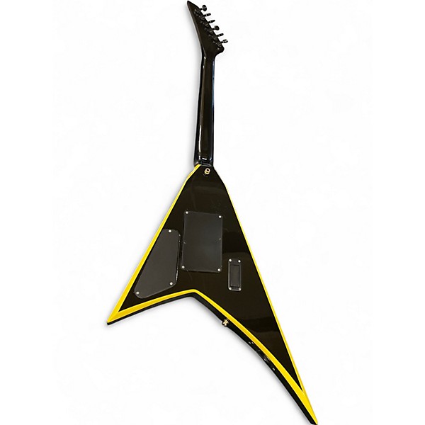 Used Jackson Rhoads RR24 Black and Yellow Solid Body Electric Guitar