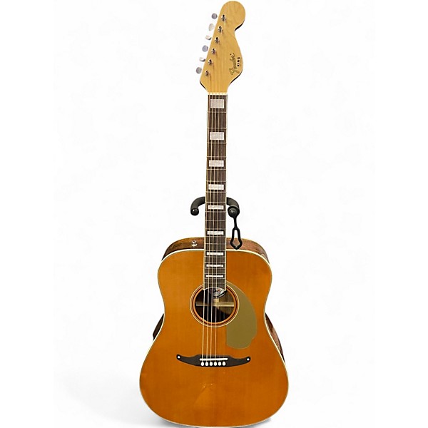 Used Fender California King Aged Natural Acoustic Electric Guitar