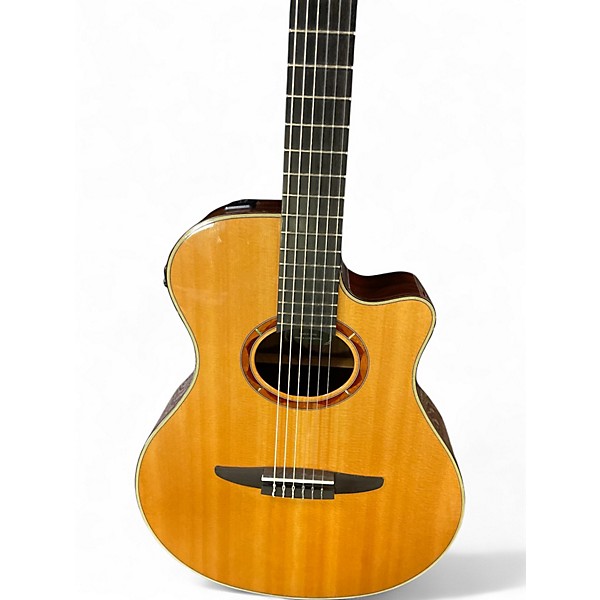 Used Yamaha NTX1200R Natural Classical Acoustic Electric Guitar