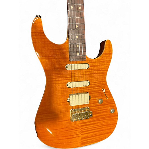 Used Suhr Legacy Transparent carmel Solid Body Electric Guitar