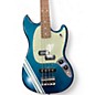 Used 2017 Fender Player Mustang PJ Refinished teal Electric Bass Guitar