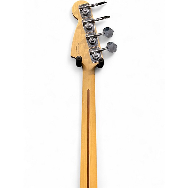 Used 2017 Fender Player Mustang PJ Refinished teal Electric Bass Guitar