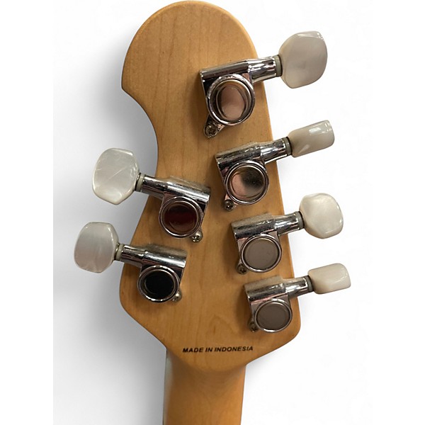 Used Sterling by Music Man ax30 Orange Solid Body Electric Guitar