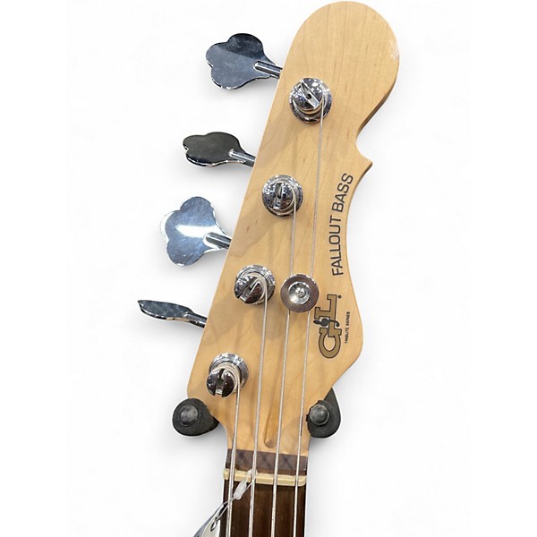 Used G&L Tribute Series Fallout Bass Black Electric Bass Guitar