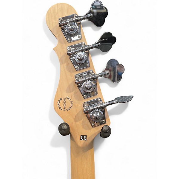 Used G&L Tribute Series Fallout Bass Black Electric Bass Guitar