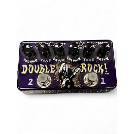 Used ZVEX DOUBLE ROCK HAND PAINTED Effect Pedal