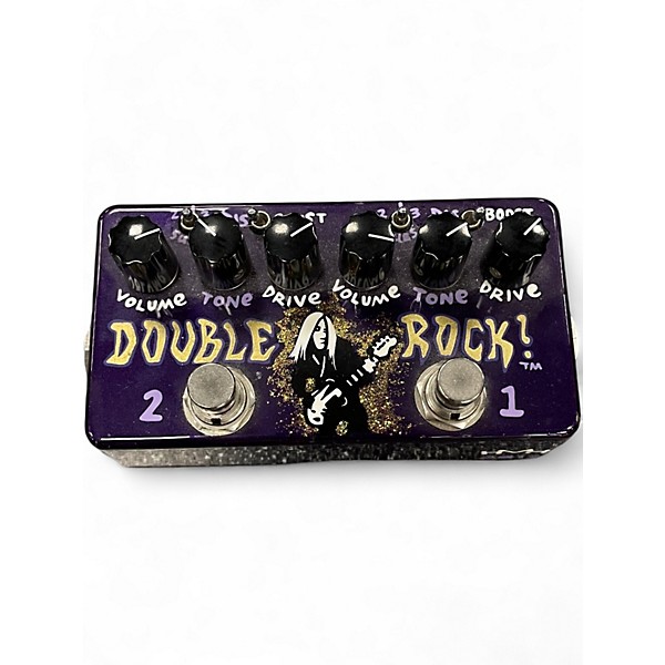 Used ZVEX DOUBLE ROCK HAND PAINTED Effect Pedal