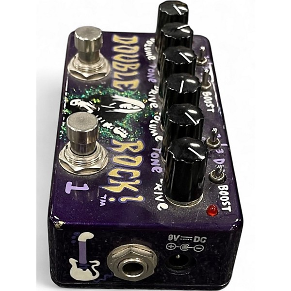 Used ZVEX DOUBLE ROCK HAND PAINTED Effect Pedal