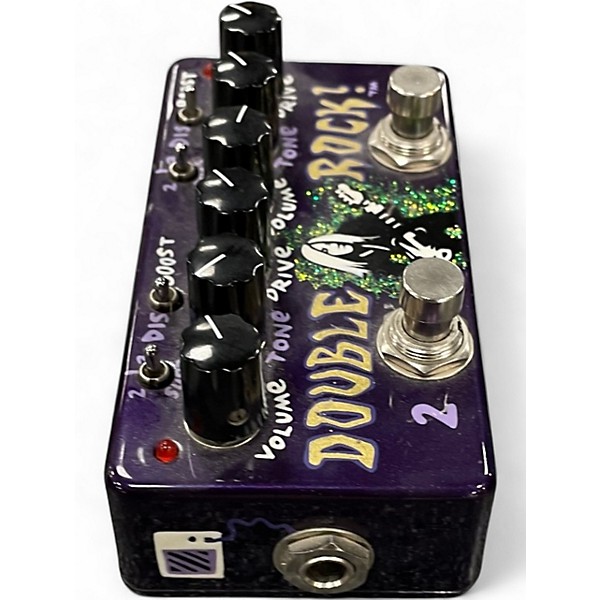 Used ZVEX DOUBLE ROCK HAND PAINTED Effect Pedal