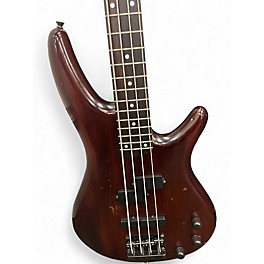 Used Ibanez SR370 Brown Electric Bass Guitar