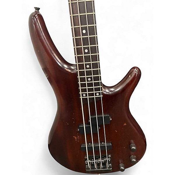 Used Ibanez SR370 Brown Electric Bass Guitar