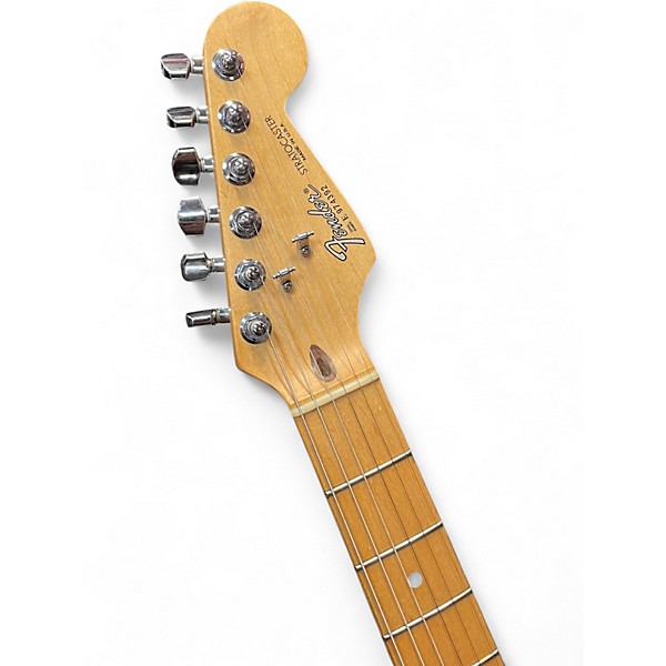 Vintage 1989 Fender American Standard Stratocaster Inca Silver Solid Body Electric Guitar