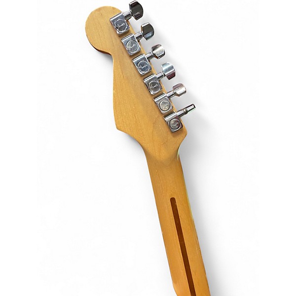 Vintage 1989 Fender American Standard Stratocaster Inca Silver Solid Body Electric Guitar