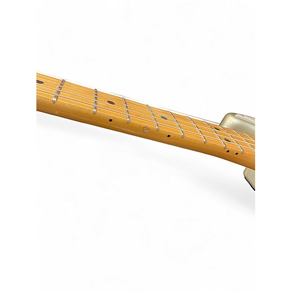 Vintage 1989 Fender American Standard Stratocaster Inca Silver Solid Body Electric Guitar