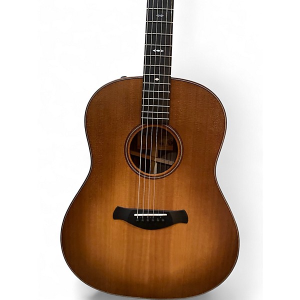 Used Taylor Builders Edition 717e Wild honey burst Acoustic Electric Guitar