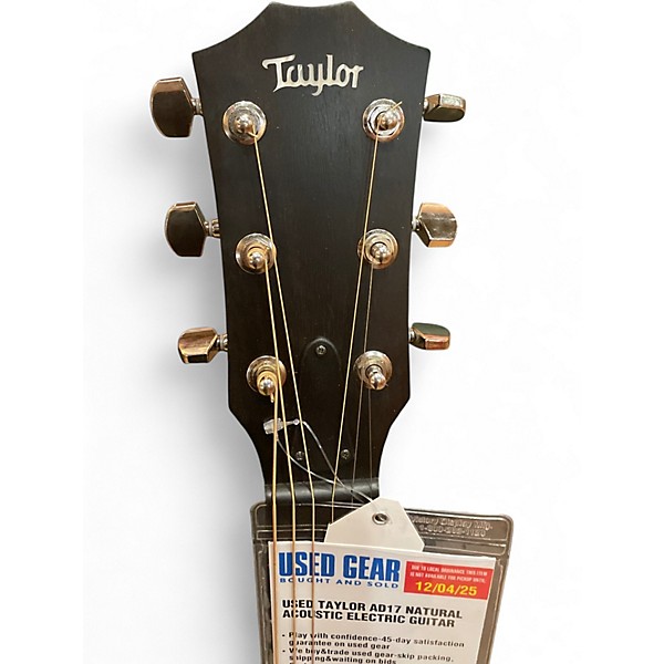 Used Taylor AD17 Natural Acoustic Electric Guitar