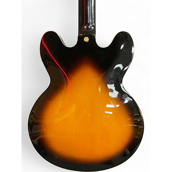 Used Epiphone Dot Deluxe VS Tobacco Sunburst Hollow Body Electric Guitar