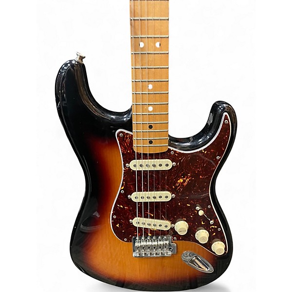 Used Fender Standard Stratocaster Brown Sunburst Solid Body Electric Guitar