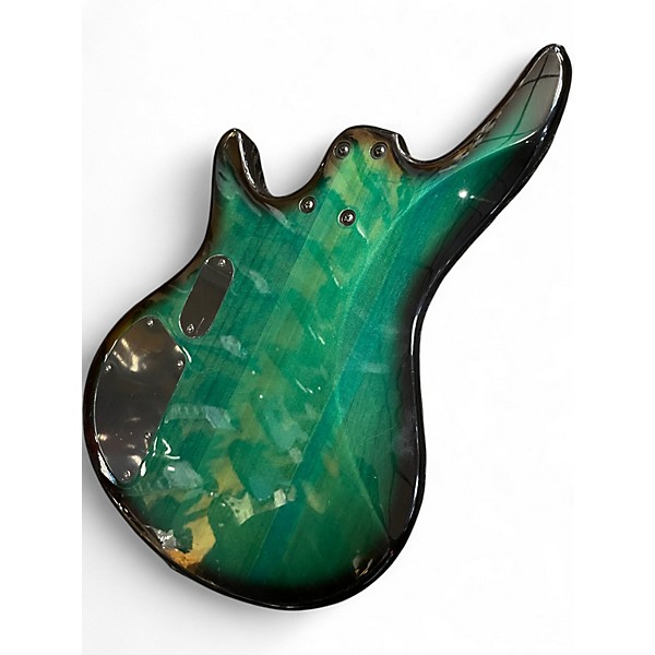 Used Ibanez SOUNDGEAR Turquoise Electric Bass Guitar