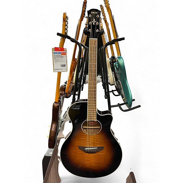 Used 2020s Yamaha APX600fm brown Acoustic Electric Guitar