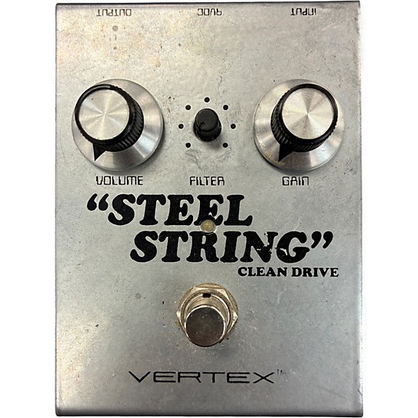 Used Vertex STEEL STRING CLEAN DRIVE Effect Pedal