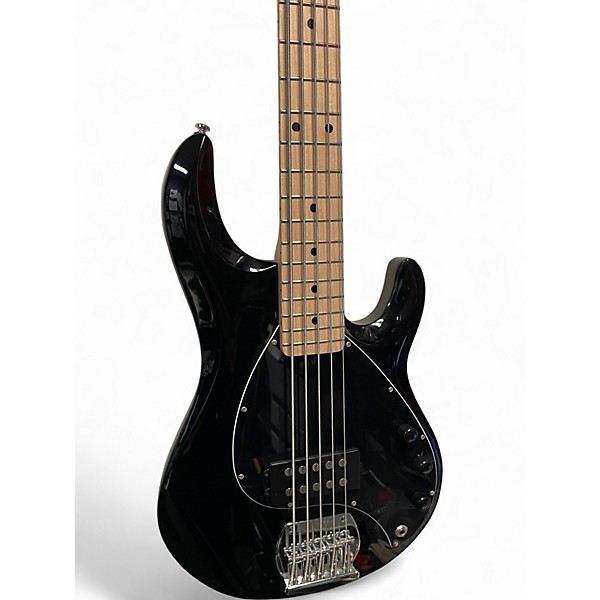 Used Sterling by Music Man Stingray 5 Black Electric Bass Guitar