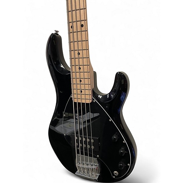 Used Sterling by Music Man Stingray 5 Black Electric Bass Guitar