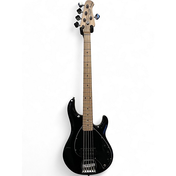 Used Sterling by Music Man Stingray 5 Black Electric Bass Guitar