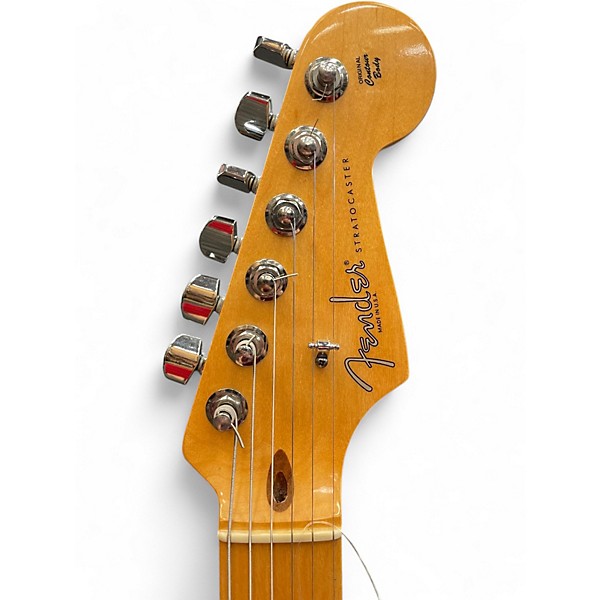 Used 2012 Fender American Standard Stratocaster Black Solid Body Electric Guitar