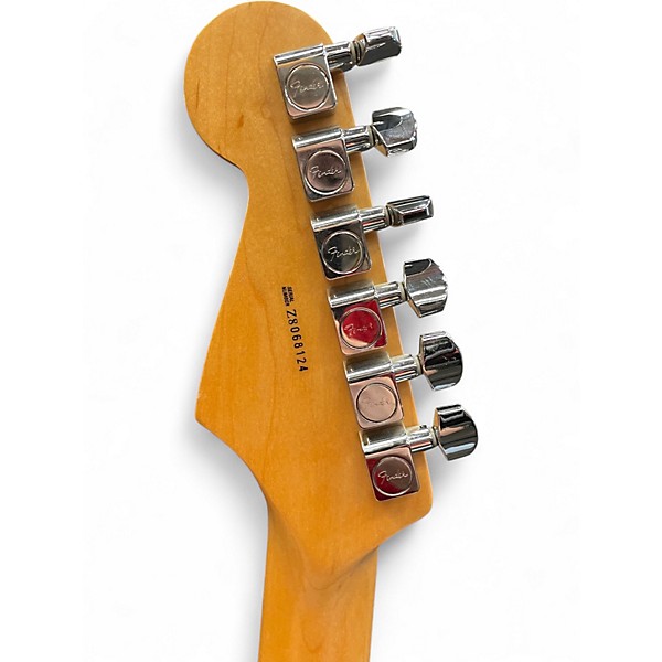 Used 2012 Fender American Standard Stratocaster Black Solid Body Electric Guitar