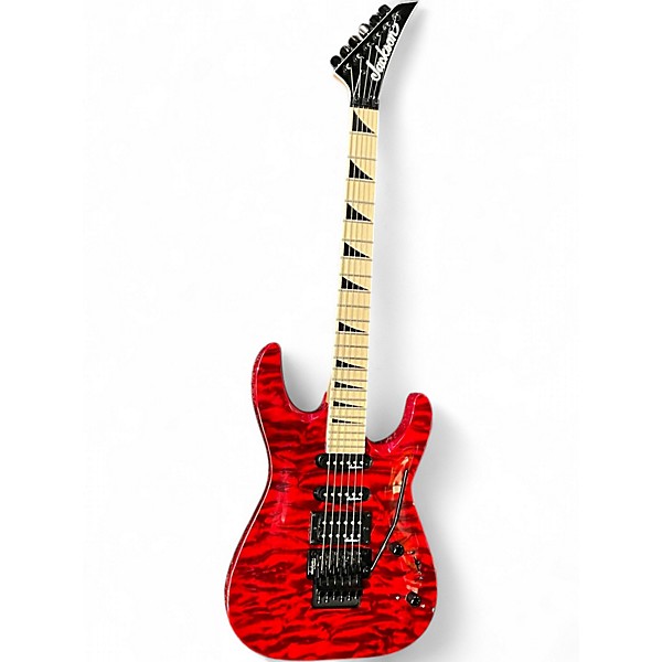 Used 2023 Jackson JS32 Dinky Trans Crimson Red Solid Body Electric Guitar