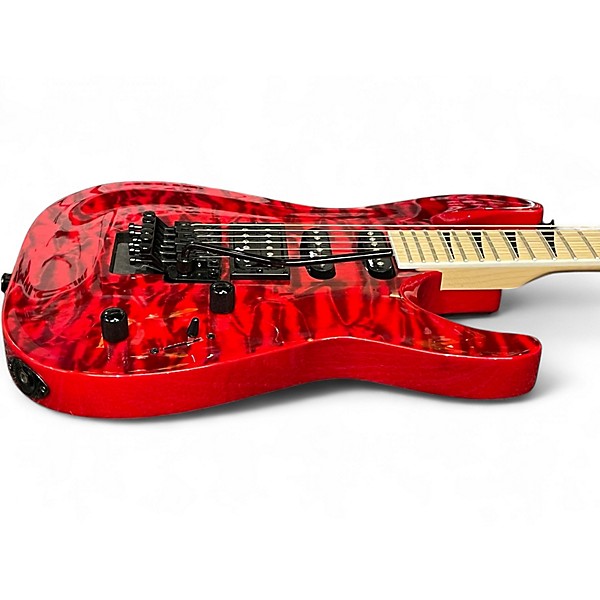 Used 2023 Jackson JS32 Dinky Trans Crimson Red Solid Body Electric Guitar