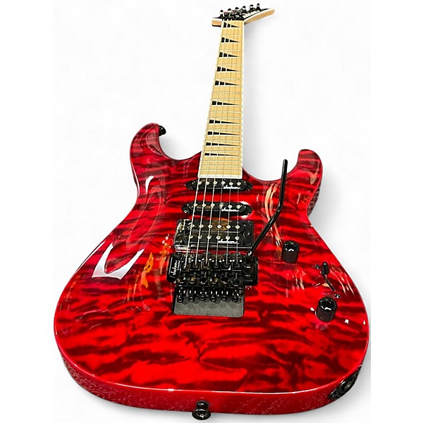 Used 2023 Jackson JS32 Dinky Trans Crimson Red Solid Body Electric Guitar