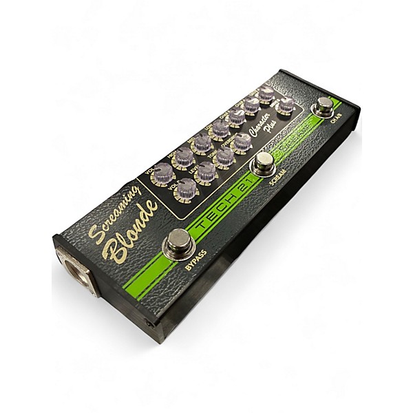Used Tech 21 SANSAMP CHARACTER PLUS SERIES SCREAMING BLONDE Effect Pedal