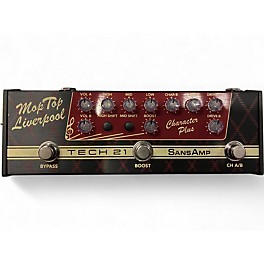 Used Tech 21 Sansamp Character Plus Series Mop Top Liverpool Effect Pedal