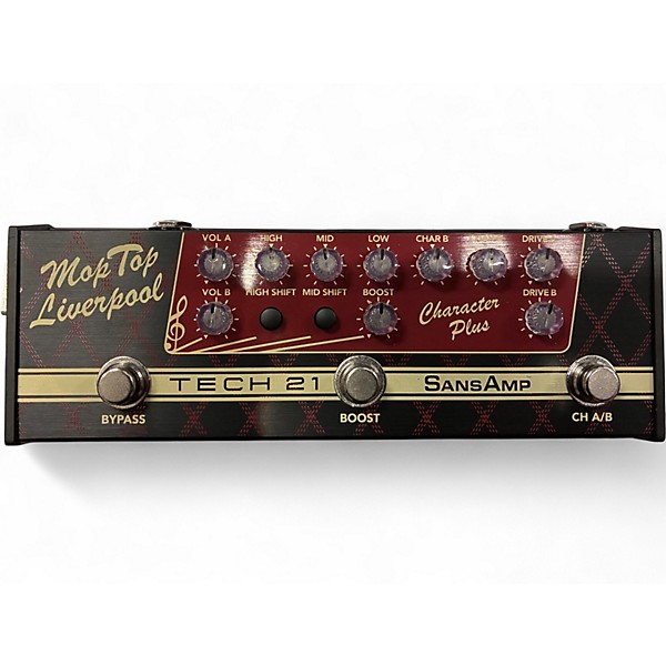 Used Tech 21 Sansamp Character Plus Series Mop Top Liverpool Effect Pedal