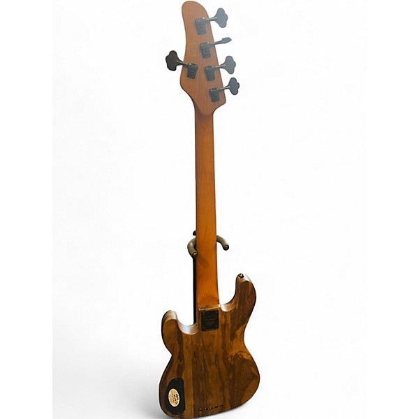 Used Schecter Guitar Research Model T 5 Natural Electric Bass Guitar