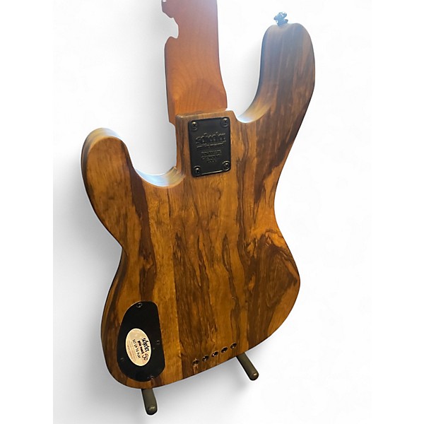 Used Schecter Guitar Research Model T 5 Natural Electric Bass Guitar