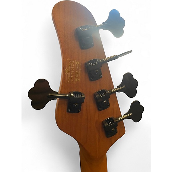 Used Schecter Guitar Research Model T 5 Natural Electric Bass Guitar