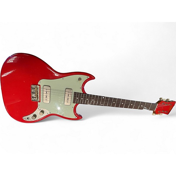 Used Frank Brothers RADAR Fiesta Red Solid Body Electric Guitar